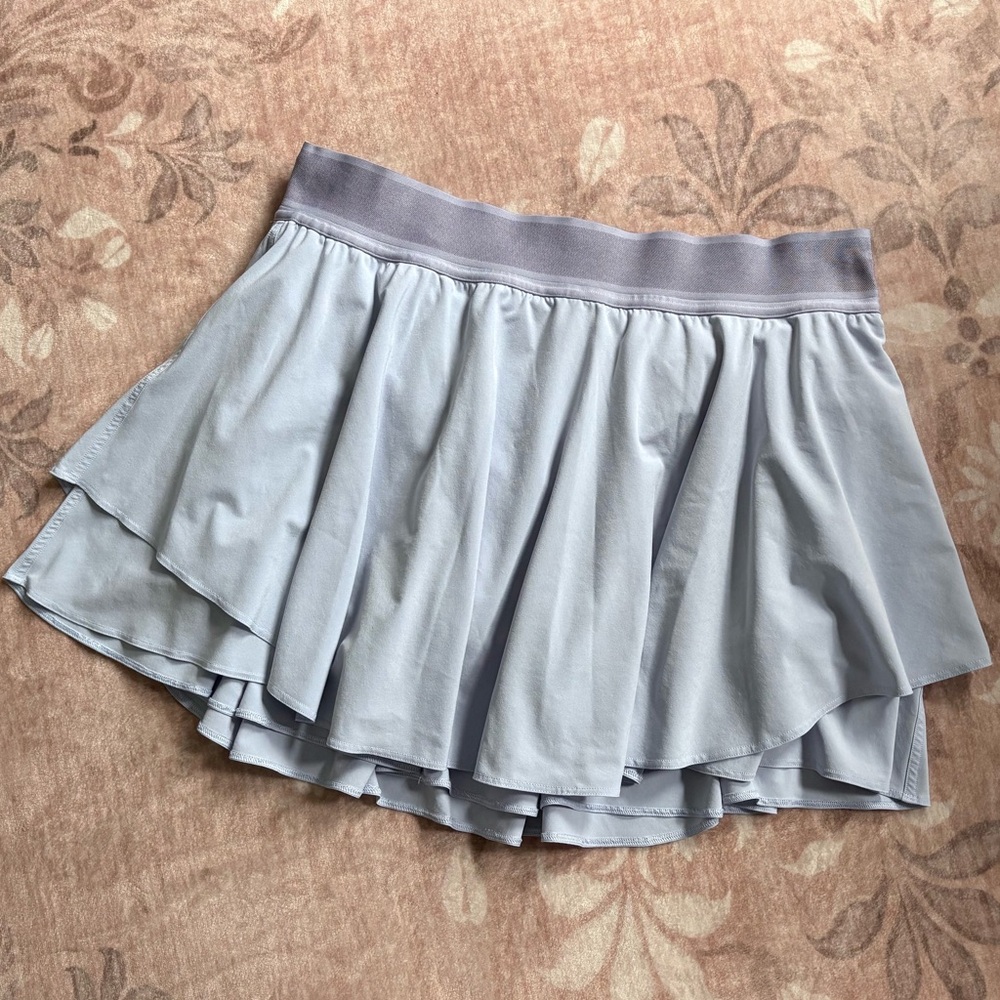 🩵🦋 Lululemon Court Rival high rise skort *Long, sz. 12 🦋🩵 - Picture 4 of 10